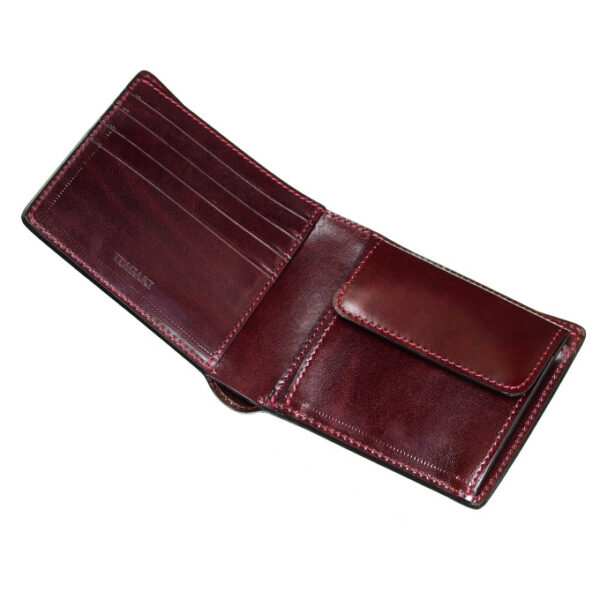 2つ財布2 二つ折り財布 - 蘇芳